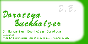 dorottya buchholzer business card